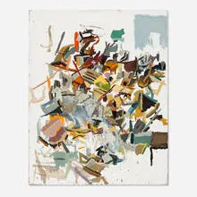 Clintel Steed, Abstract Still Life, oil on canvas