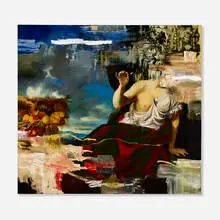 Simon Casson, Polyxena and Achilles, 1999, oil on canvas