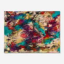 William Buchanan, Abstraction, 1958, oil on canvas board