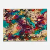 William Buchanan, Abstraction, 1958, oil on canvas board