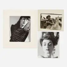 Three photographs of Mercedes Matter by Herbert Matter, gelatin silver print, sold Sep 2022