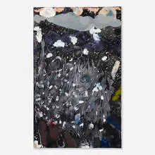 Stanley Boxer, Highdriftsear, 1988, oil and mixed media on canvas