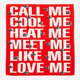Barbara Kruger, WOW (Works on Whatever) Project Beach Towel, 2012, digital print on brushed cotton towel
