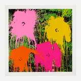 Thierry Guetta, Flowarh$, 2021, screenprint in colors