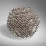 François Morellet, Sphères-trames, 1962, stainless steel