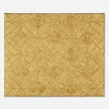 Sheila Hicks, Untitled, 1984, silk and gold thread embroidery on canvas