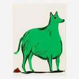 David Shrigley, Untitled, 2017, acrylic on paper