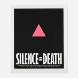 Silence=Death Collective, Silence = Death, screenprint and letterpress in colors