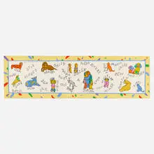 Untitled by Niki de Saint Phalle, 2000, ink, gouache and collage on paper board, sold Sep 2022