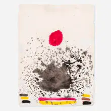 Adolph Gottlieb, Mist, 1971, acrylic on paper
