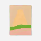 Etel Adnan, Sans titre, 2017, oil on canvas