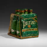 Liza Lou, 4-Pack, c. 1992, beads, plaster, wood and found objects
