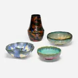 Fulper Pottery, Collection of four works