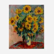 Claude Monet, Sunflowers, 1943, oil on canvas