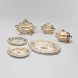 Collection of six Private Stock porcelain table articles by Le Tallec for Tiffany & Co., sold Jan 2026