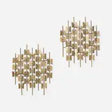 C. Jeré, Wall sculptures, pair