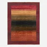 Contemporary, Medium pile carpet, hand-knotted wool
