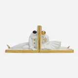 Robj, Pierrot and Dancer bookends, pair