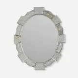 Venetian, Wall mirror, c. 1920, etched and mirrored glass