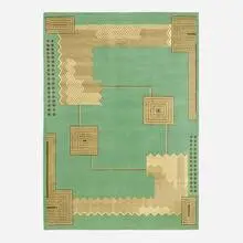 Ivan Da Silva Bruhns, Medium pile carpet, c. 2005, hand-knotted wool