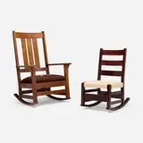 Gustav Stickley, Rockers, set of two