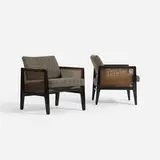 Edward Wormley, armchairs model 5513, pair