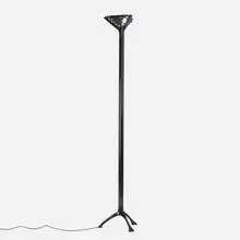 Tekne floor lamp by Angelo Mangiarotti, 1987, enameled aluminum, chrome-plated steel, sold Jul 2016