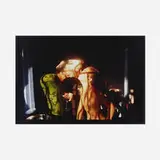 Mel kissing his grandmother, Chris, St. Remy de Provence, France by Nan Goldin, 2002, cibachrome print, sold Jul 2016