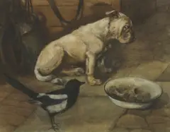 Untitled by George Vernon Stokes, watercolour 44.5 x 56cm ., sold Oct 2020