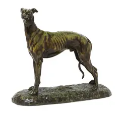 Suzanne Bizard, Untitled, 1873-1963) Giving Cry bronze with green patina
