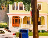 Stephen Hankin, Shadyside Porch, 2005, oil on artist's board