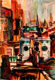 City View by James Speyer, watercolor, offered Aug 2020