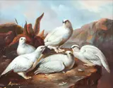 Untitled by White Birds, oil, offered Aug 2020