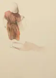 Bruno Bruni, La Piccola Emigrante, lithograph, 1981, pencil