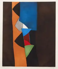 Bertrand Dorny, Untitled, color, aquatint