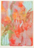Gladiola, 1976, color by Nancy Marin Fort, lithograph, offered Aug 2020