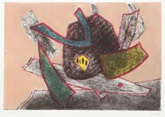 Henri Goetz, Composition, color, etching and aquatint