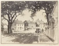 Gloucester Street by Gordon Grant, lithograph, offered Aug 2020