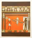 Mireille Kramer, Egyptian Faces, color, lithograph