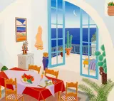 Thomas McKnight, Laguna, serigraph printed in colors