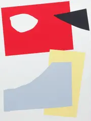 John McLean, Untitled (from Mountjoy Suite), silkscreen printed in colors, 1995
