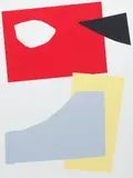 John McLean, Untitled (from Mountjoy Suite), silkscreen printed in colors, 1995