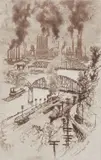 Joseph Pennell, On the Way to Bessemer, 1908, etching