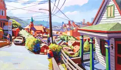 Stephen Hankin, Pittsburgh Cityscape, 2003, oil on canvas