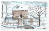 Robert Young, Fort Pitt-The Historical Block House, watercolor