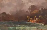 Regis Francois Gignoux, Storm on Lake George