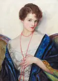 Portrait of Marion Powers, (Wife of the artist) by William Arbor-Brown Kirkpatrick, circa 1915, oil on canvas, offered Jun 2020