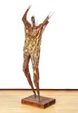 Virgil Cantini, Man 1963, welded copper and, bronze, 87 inches tall