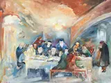 Seminary by Ofra Friedland, 1993, oil on canvas, offered Jun 2020