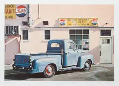 Ralph Goings, "Paul's Corner Cushion", 1972, pencil